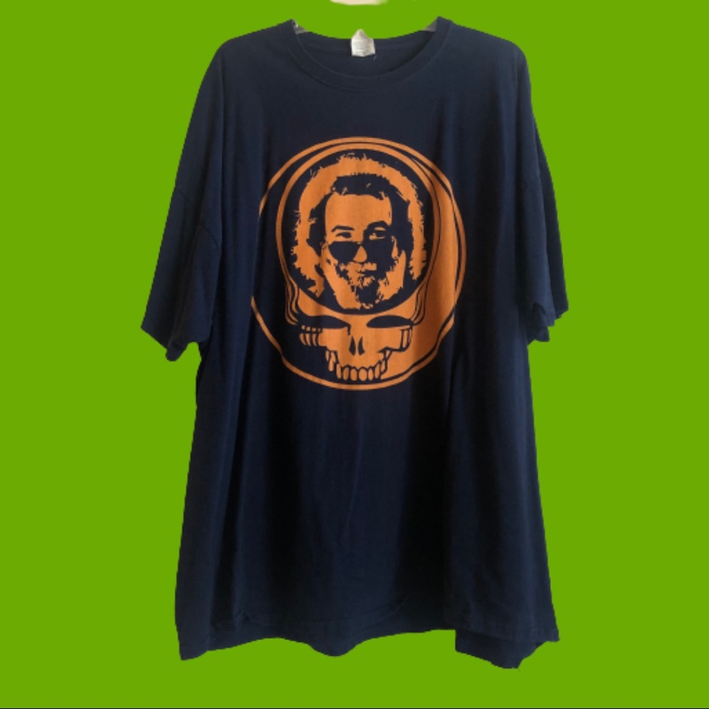 Vintage Grateful Dead logo/Jerry Garcia face tee 4XL psychedelic rock band